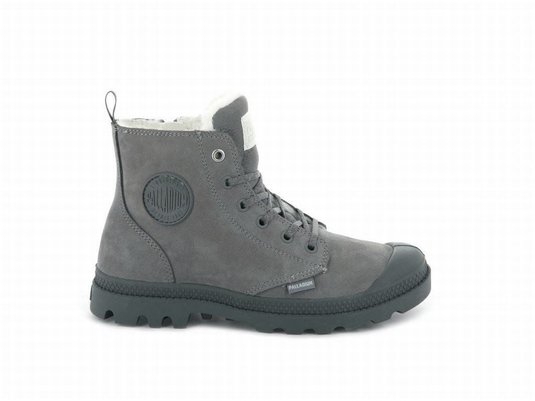 Palladium Pampa Hi Zip Wl Ženske Čizme Sive ||AI9018542||